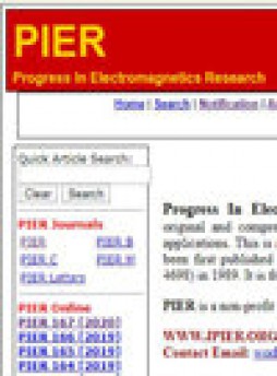 Progress In Electromagnetics Research-pier雜志