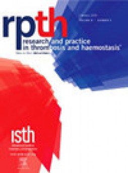 Research And Practice In Thrombosis And Haemostasis雜志