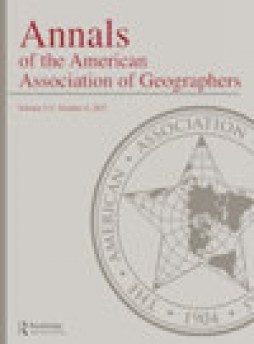 Annals Of The American Association Of Geographers雜志