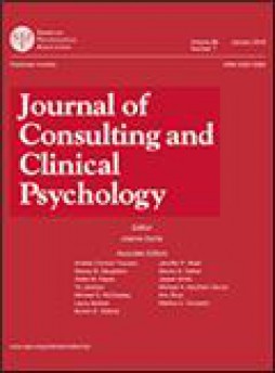 Journal Of Consulting And Clinical Psychology雜志