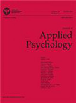 Journal Of Applied Psychology雜志